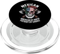 Bandiera del sangue messicano patriottico US Heritage Messico Donne Uomini PopSockets PopGrip per MagSafe