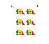 Bandiera del Senegal - Bandiere decorative per esterni, double face, decorazione da giardino per tutte le stagioni