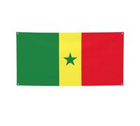 Bandiera del Senegal con stampa versatile per feste, Ringraziamento e compleanno, per tutte le occasioni