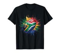 Bandiera del Sud Africa Rugby Bokke Uomini Donne Bambini Ragazze Maglietta
