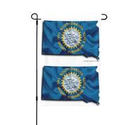 Bandiera del Sud Dakota Bandiere decorative per esterni, double face, decorazione da giardino per tutte le stagioni e vacanze