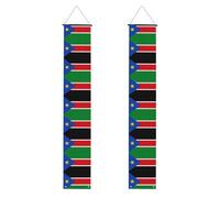 Bandiera del Sud Sudan Banner decorativi per portico stampati banner perfetti per decorazioni per la casa o la festa di laurea
