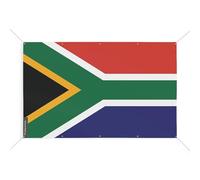 Bandiera del Sudafrica con 10 occhielli in varie misure, 40 x 60 cm