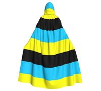 Bandiera del Sultanato del Burongan Stampa Adulti Mantello Con Cappuccio Veste Halloween Mantello Con Cappuccio Strega Mago Costumi Cosplay Per Uomo Donna