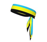 Bandiera del Sultanato del Burongan Stampa Fasce per la testa Atletica Fasce per il sudore per uomo donna cravatta testa Sport Bandana per Yoga Palestra