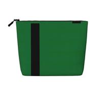 Bandiera del Sultanato di Delhi, borsa da viaggio versatile, borsa per il trucco, grande capacità, borsa per cosmetici con cerniera, borsa da toilette, Nero , Taglia unica, Beauty case