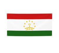 Bandiera del Tagikistan Stampa Party Banner, Banner per tutti gli eventi, bandiere luminose per compleanno, Ringraziamento e altro ancora