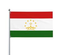 Bandiera del Tagikistan Stampe Bandiere decorative per esterni 0,9 x 1,5 m leggere e belle adatte per cortili all'aperto e celebrazioni di festival.