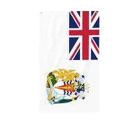 Bandiera del Territorio Antartico Britannico, Bandiere per la casa da cortile, 0,9 x 1,5 m, striscione di auguri con occhielli per interni ed esterni, decorazioni per la casa