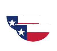 Bandiera del Texas semicerchio bandierine da appendere all'aperto
