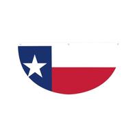 Bandiera del Texas semicerchio bandierine da appendere all'aperto