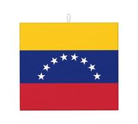 Bandiera del Venezuela Kitchen tappetino assorbente per piano di lavoro, 45,7 x 40,6 cm, assorbe l'acqua e antiscivolo, adatto per stoviglie e piatti da cucina.