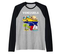 Bandiera del Venezuela Patrimonio ispanico Orgoglioso Maglia con Maniche Raglan