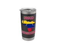 Bandiera del Venezuela Patriottica Uomini Donne Bambini Orgoglioso Venezuelano Bicchiere termico in acciaio inox doppia parete