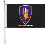 Bandiera della 1a Brigata Aerea Vietnam W Svc, 3x5 piedi, resistente ai raggi UV, striscione stagionale con occhielli in ottone per esterni e interni.