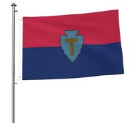 Bandiera della 36a divisione di fanteria dell'esercito degli Stati Uniti, bandiere per esterni, 2x3 piedi, bandiera bifacciale resistente per casa, cortile, festival, decorazione da giardino, bandiera