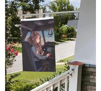 Bandiera della cabina di pilotaggio dell'aeroplano 0,6 x 0,9 m per esterni interni primavera estate autunno inverno bandiere da giardino con anello di tenuta verticale su entrambi i lati bandiere per