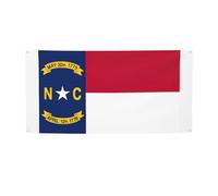 Bandiera della Carolina del Nord, striscione per feste, striscione per tutti gli eventi, bandiere luminose per compleanno, Ringraziamento e molto altro ancora