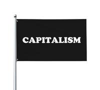 Bandiera della casa capitalismo 9,1 x 1,5 m - Vivace striscione esterno su un solo lato per la decorazione del giardino, resistente allo sbiadimento