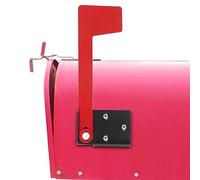 Bandiera della cassetta postale professionale,Bandiera della posta in uscita universale ruotata di 90 gradi in metallo antiruggine - Decorazioni per bandiere per cassette postali per montaggio Ziurmut