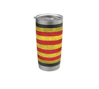 Bandiera della Catalogna Bicchiere termico in acciaio inox doppia parete