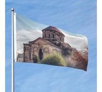 Bandiera della chiesa armena 2x3 Ft Double Sided No Fade Welcome Garden Flag Yard Flag Con Ottone Outdoor Banner Decor Per Cortile Portico Prato Decor