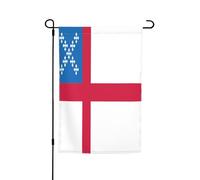 Bandiera della chiesa episcopale da 12x18 pollici per la decorazione esterna del cortile