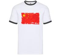 Bandiera Della Cina - Ringer Da Uomo - Bandiera Della Repubblica Di Pechino Asia