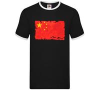 Bandiera Della Cina - Ringer Da Uomo - Bandiera Della Repubblica Di Pechino Asia