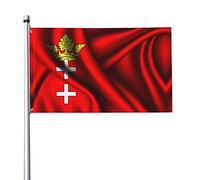 Bandiera Della Città Libera Bandiere Di Benvenuto Con 2 Occhielli Garden Flag Resistente Alle Intemperie Bandiere Da Giardino Per Fattoria All'Aperto Esterni 90X150Cm