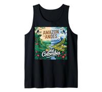 Bandiera della Colombia Ande Mountain Colombian Gear Columbia Flag Canotta