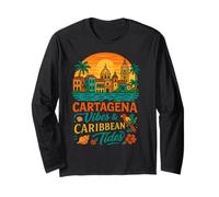 Bandiera della Colombia Cartagena Caraibi Colombia Bandiera Maglia a Manica
