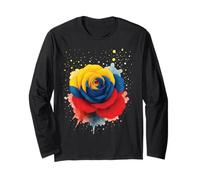 Bandiera della Colombia Rose Maglia a Manica