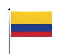Bandiera della Colombia Stampe Bandiera su entrambi i lati 3 x 5FT leggera e resistente al colore con asole Ideale per feste all'aperto e giardini.