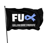 Bandiera della consapevolezza della sindrome di Guillain Barre, 9,1 x 1,5 m, colori vivaci e resistente allo sbiadimento UV, striscioni da parete per esterni ed interni