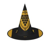 Bandiera della contea della Cornovaglia Halloween, cappello da strega per bambini e donne, perfetto per feste e costumi di Halloween