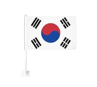 Bandiera della Corea Auto Bandiera Esterna Finestra Clip 30x45 Cm Doppio Lato Decorazione Auto