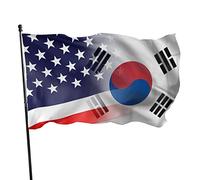 Bandiera della Corea del Sud 9,1 x 1,5 m Bandiere da muro dai colori vivaci e resistenti allo sbiadimento UV per esterni e interni