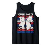 Bandiera della Corea del Sud Corea del Sud Orgoglio Coquette Bow Canotta