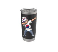 Bandiera della Corea del Sud Dab Pose Design Cultura Corea Bicchiere termico in acciaio inox doppia parete