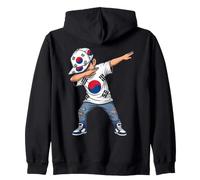 Bandiera della Corea del Sud Dab Pose Design Cultura Corea Felpa con Cappuccio