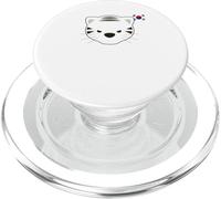 Bandiera della Corea del Sud della tigre siberiana bianca PopSockets PopGrip per MagSafe