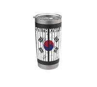 Bandiera della Corea del Sud Orgoglio della Corea Bicchiere termico in acciaio inox doppia parete