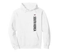 Bandiera della Corea del Sud Verticale Felpa con Cappuccio