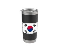 Bandiera della Corea dell'esercito (sul retro) (2 lati) Uomini Donne Bandiera Corea del Sud Bicchiere termico in acciaio inox doppia parete