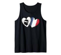 Bandiera della Corsica Francia Cuore Corsican Pride Design Canotta