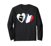 Bandiera della Corsica Francia Cuore Corsican Pride Design Maglia a Manica