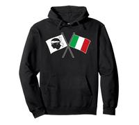 Bandiera della Corsica Italia attraversata Corsican Pride Design Felpa con Cappuccio