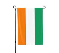 Bandiera della Costa d'Avorio Segnali da Cortile Doppio Lato, Durevole Striscioni da Giardino 71,1 x 101,6 cm Per Decorazioni Stagionali