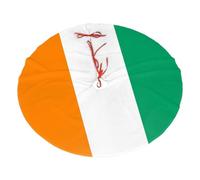 Bandiera della Costa d'Avorio Stampato Peluche Poliestere Gonna Albero 91,4 cm per Decorazione Vacanza Morbido Tappetino Ornamento di Natale